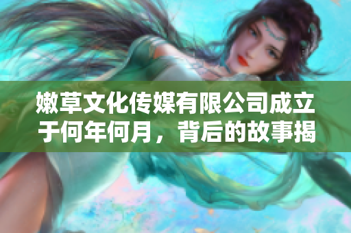 嫩草文化传媒有限公司成立于何年何月，背后的故事揭秘