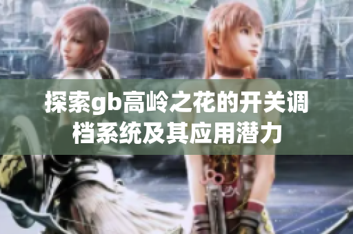 探索gb高岭之花的开关调档系统及其应用潜力