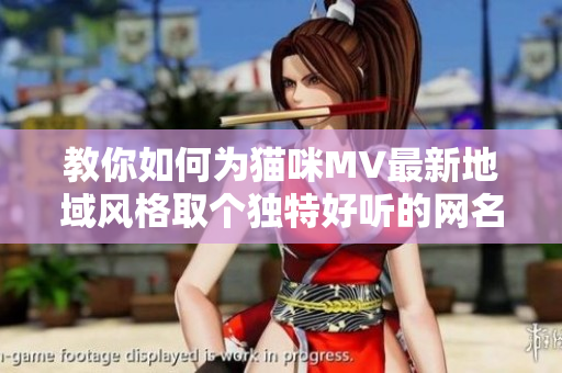教你如何为猫咪MV最新地域风格取个独特好听的网名