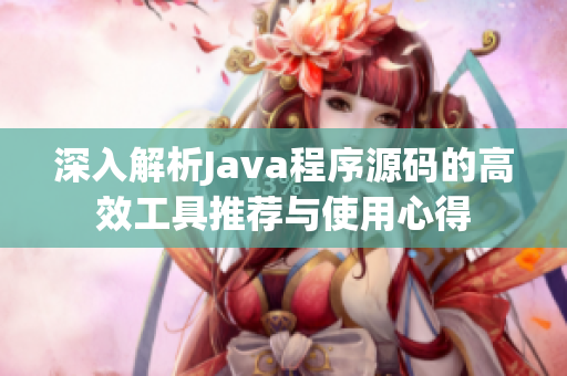 深入解析Java程序源码的高效工具推荐与使用心得