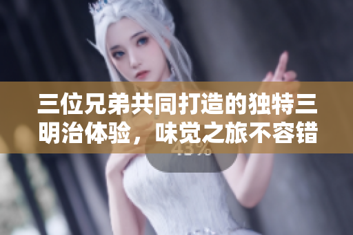 三位兄弟共同打造的独特三明治体验，味觉之旅不容错过