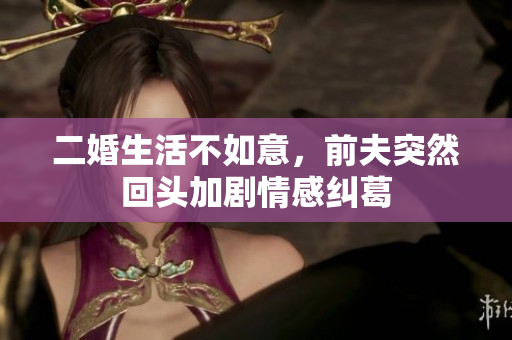 二婚生活不如意，前夫突然回头加剧情感纠葛