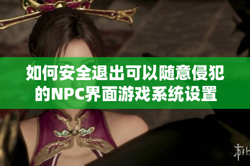如何安全退出可以随意侵犯的NPC界面游戏系统设置