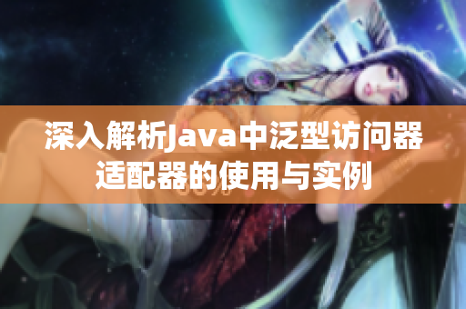 深入解析Java中泛型访问器适配器的使用与实例