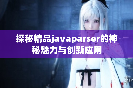 探秘精品javaparser的神秘魅力与创新应用