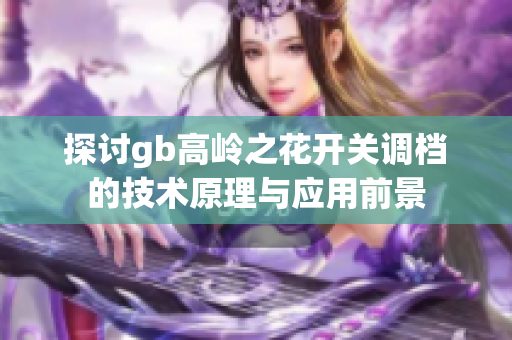 探讨gb高岭之花开关调档的技术原理与应用前景
