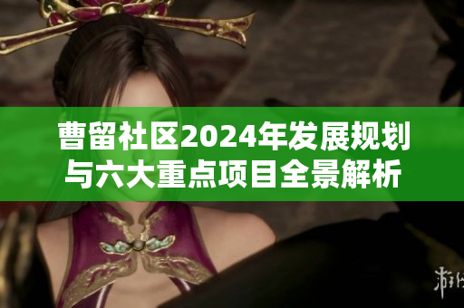 曹留社区2024年发展规划与六大重点项目全景解析