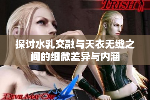 探讨水乳交融与天衣无缝之间的细微差异与内涵