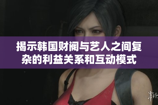 揭示韩国财阀与艺人之间复杂的利益关系和互动模式
