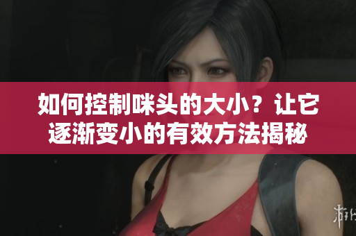 如何控制咪头的大小？让它逐渐变小的有效方法揭秘
