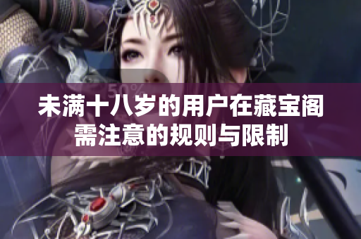 未满十八岁的用户在藏宝阁需注意的规则与限制