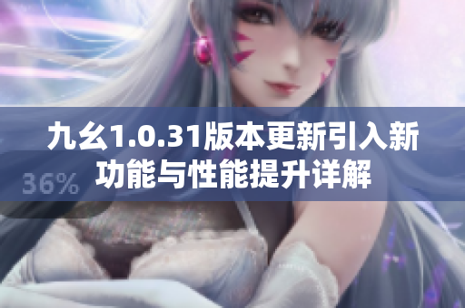九幺1.0.31版本更新引入新功能与性能提升详解