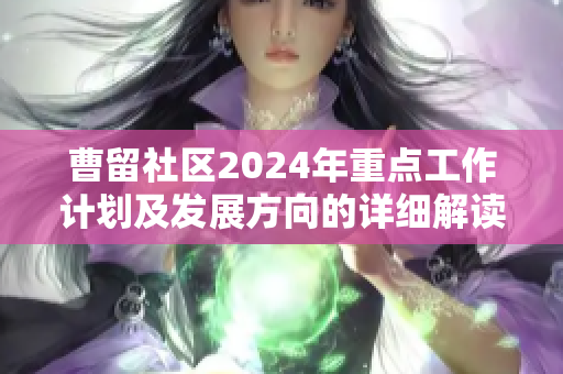 曹留社区2024年重点工作计划及发展方向的详细解读