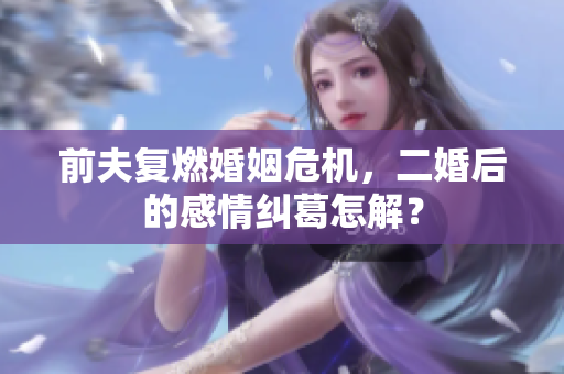 前夫复燃婚姻危机，二婚后的感情纠葛怎解？