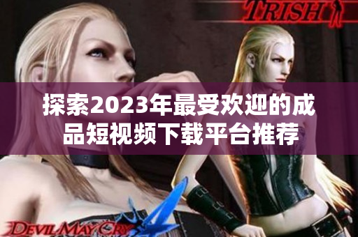 探索2023年最受欢迎的成品短视频下载平台推荐
