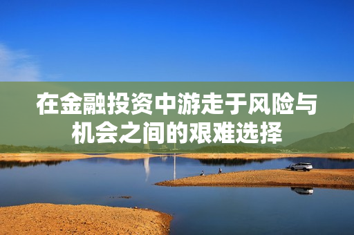 在金融投资中游走于风险与机会之间的艰难选择
