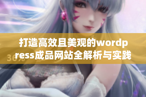 打造高效且美观的wordpress成品网站全解析与实践指南
