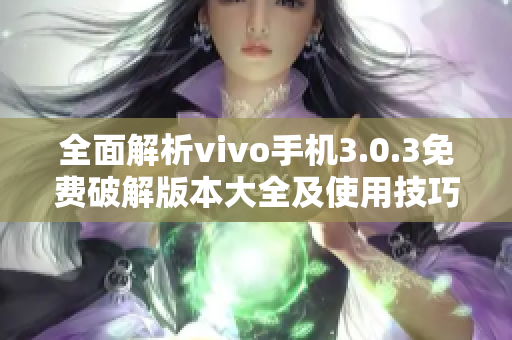 全面解析vivo手机3.0.3免费破解版本大全及使用技巧