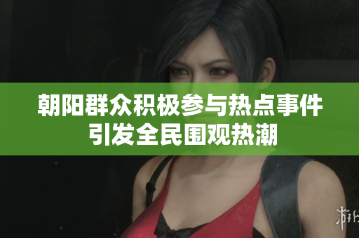 朝阳群众积极参与热点事件 引发全民围观热潮
