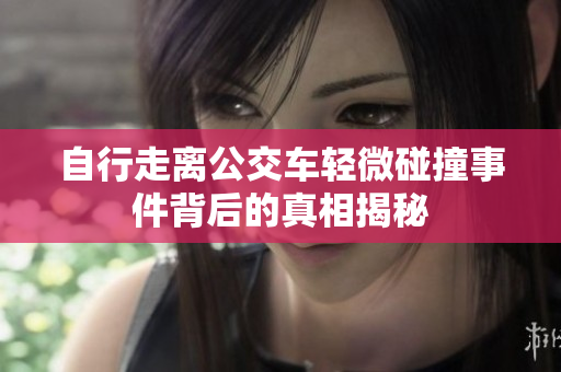 自行走离公交车轻微碰撞事件背后的真相揭秘